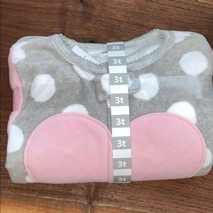 Carters footed fleece PJs